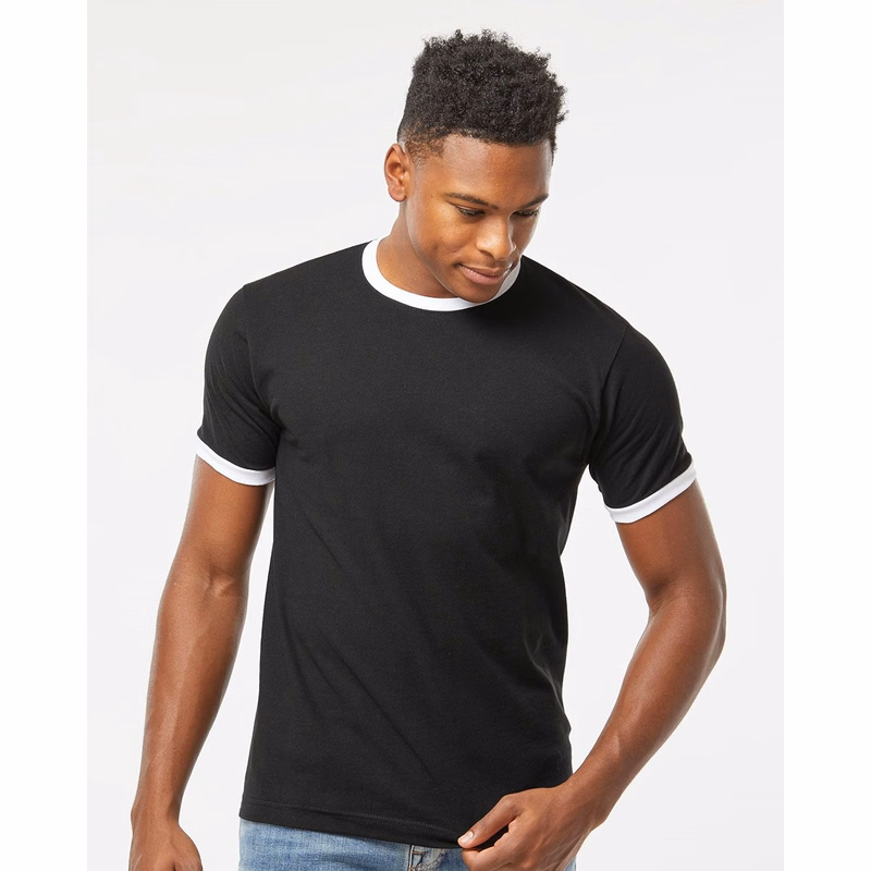Unisex Fine Jersey Ringer T-Shirt - 246