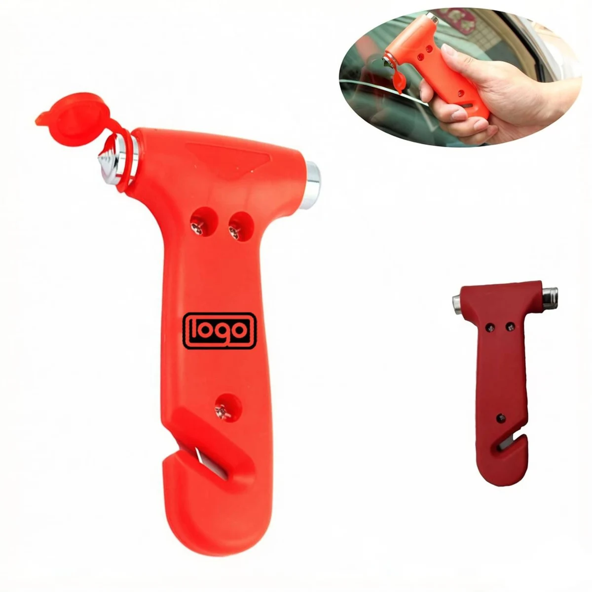 Car Safety Hammer and Seat Belt Cutter 1