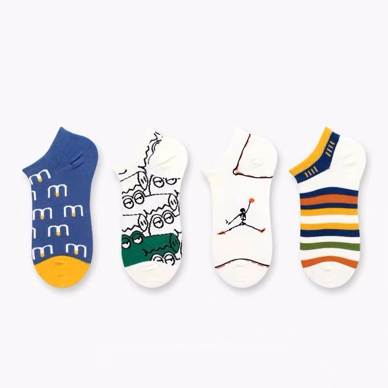 Knit-In Custom No-Show Socks-Factory Direct