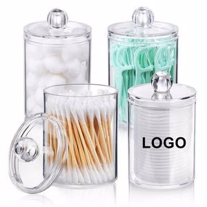 Clear Plastic Qtip Holder