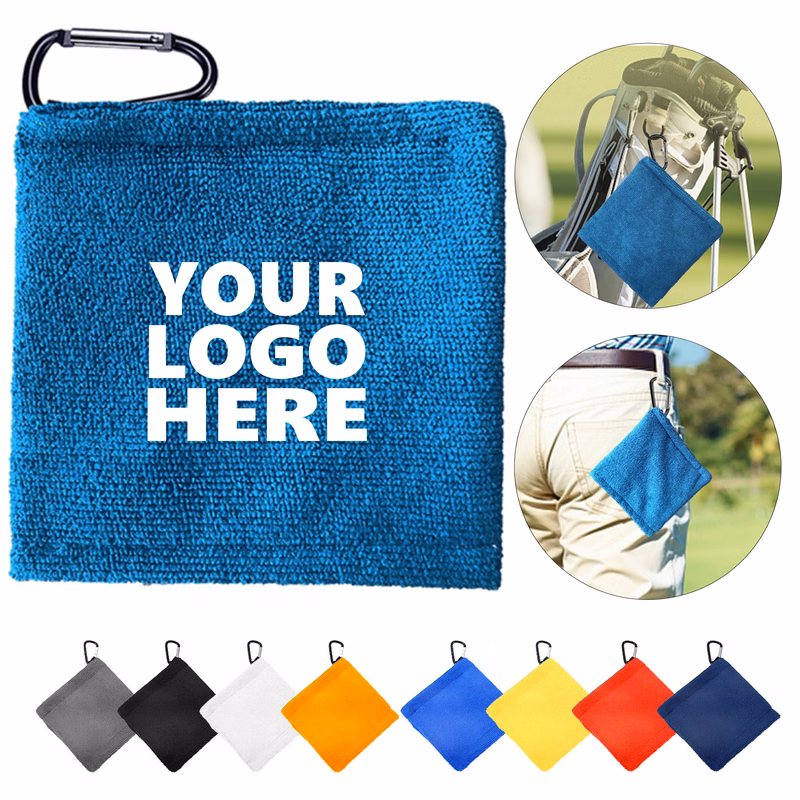 Microfiber Golf Towel with Scrubber Function
