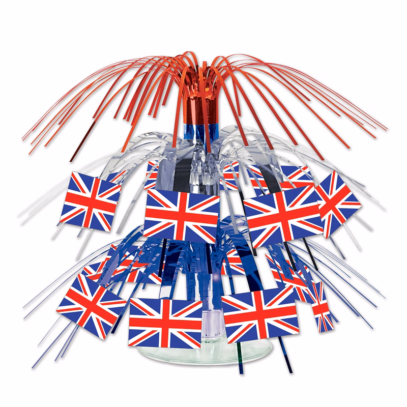 British Flag Mini Cascade Centerpiece