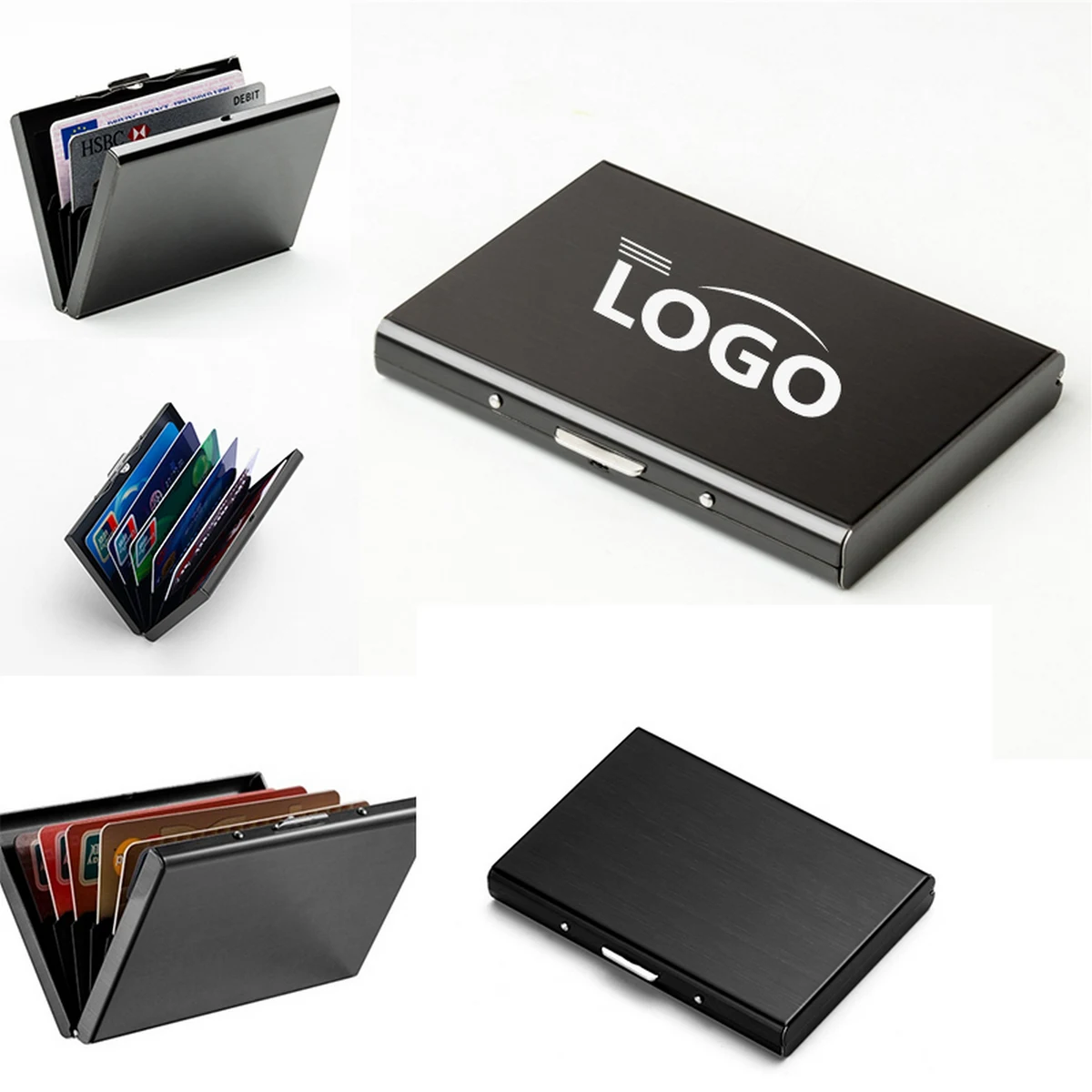 Men's Business Anti-RFID Stainless Steel Card Holder 1