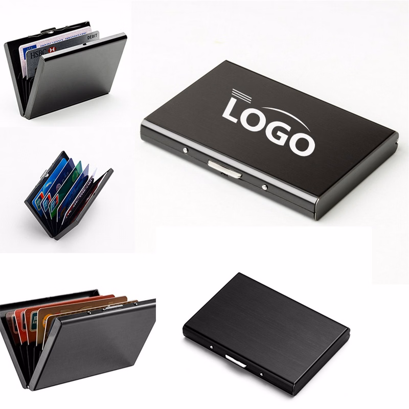 Men's Business Anti-RFID Stainless Steel Card Holder