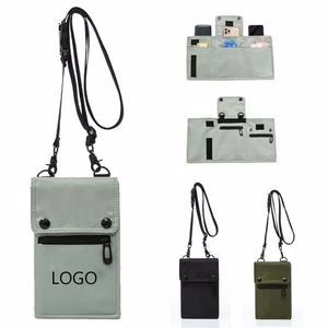 Crossbody Phone Bag Multi-Purpose Pouch w/ Adjustable Strap