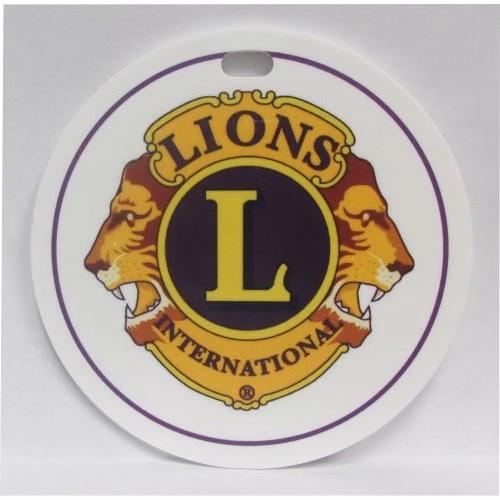 Multi color imprinted Custom Plastic Bag Tags