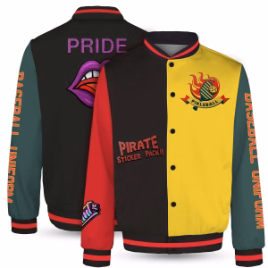 Customized Full-Color Men's Varsity Jacket