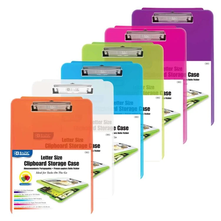 Clipboard Storage Case - Letter Size Low Profile Clip 1