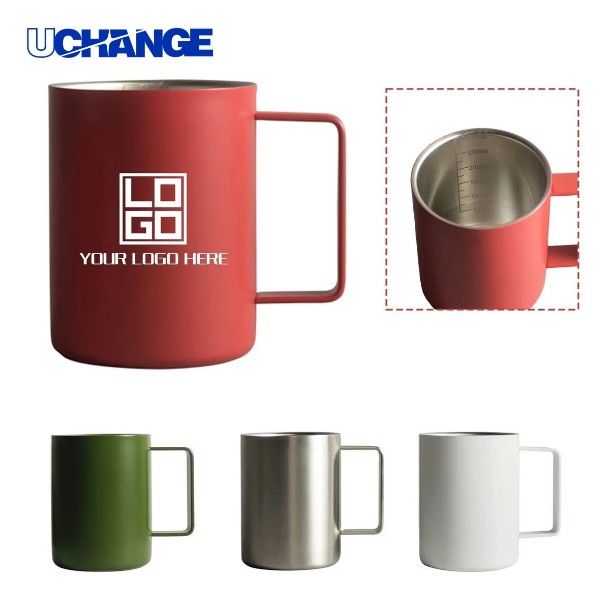 Double Layer Stainless Steel Coffee Mug 1