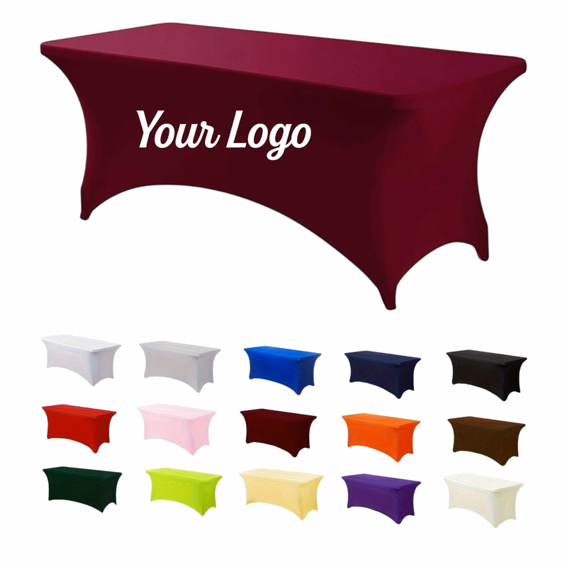 Wrinkle-Resistant 6FT Table Cover
