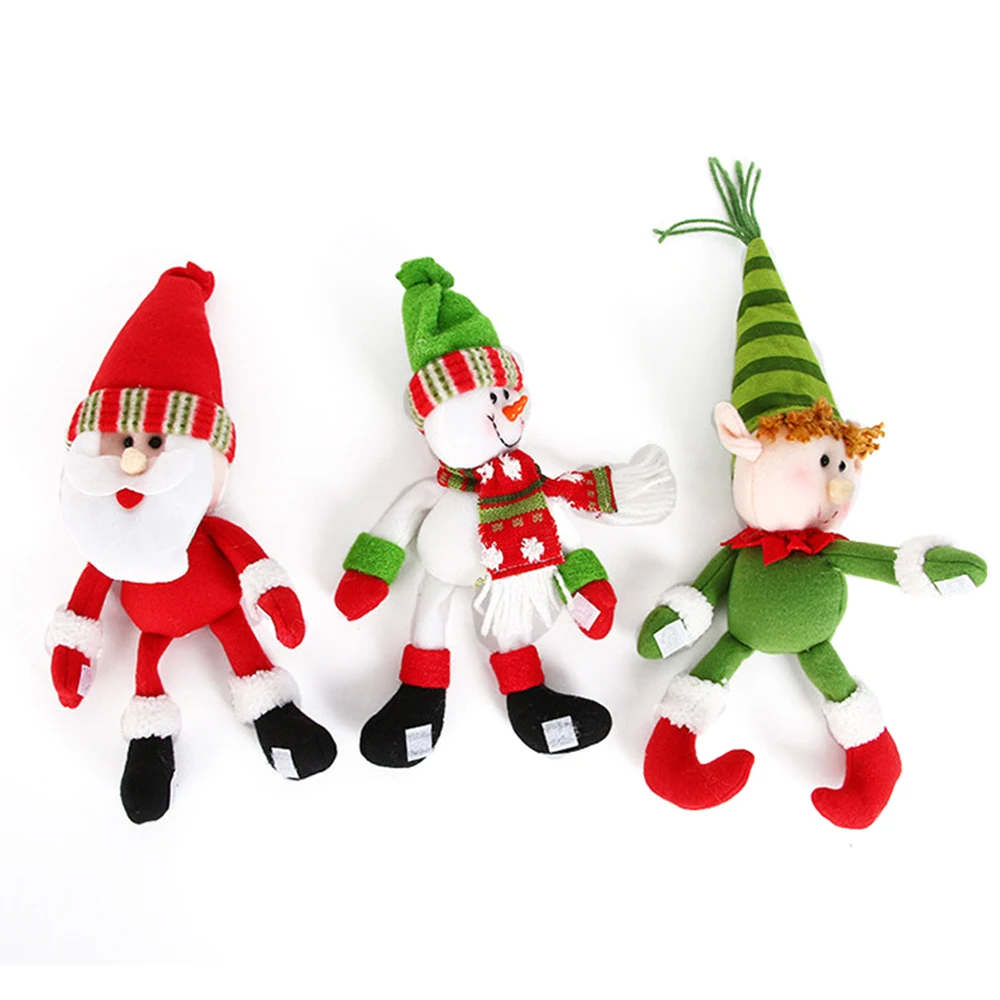 Christmas Doll Hug Creative Wine Bottle Cover 1