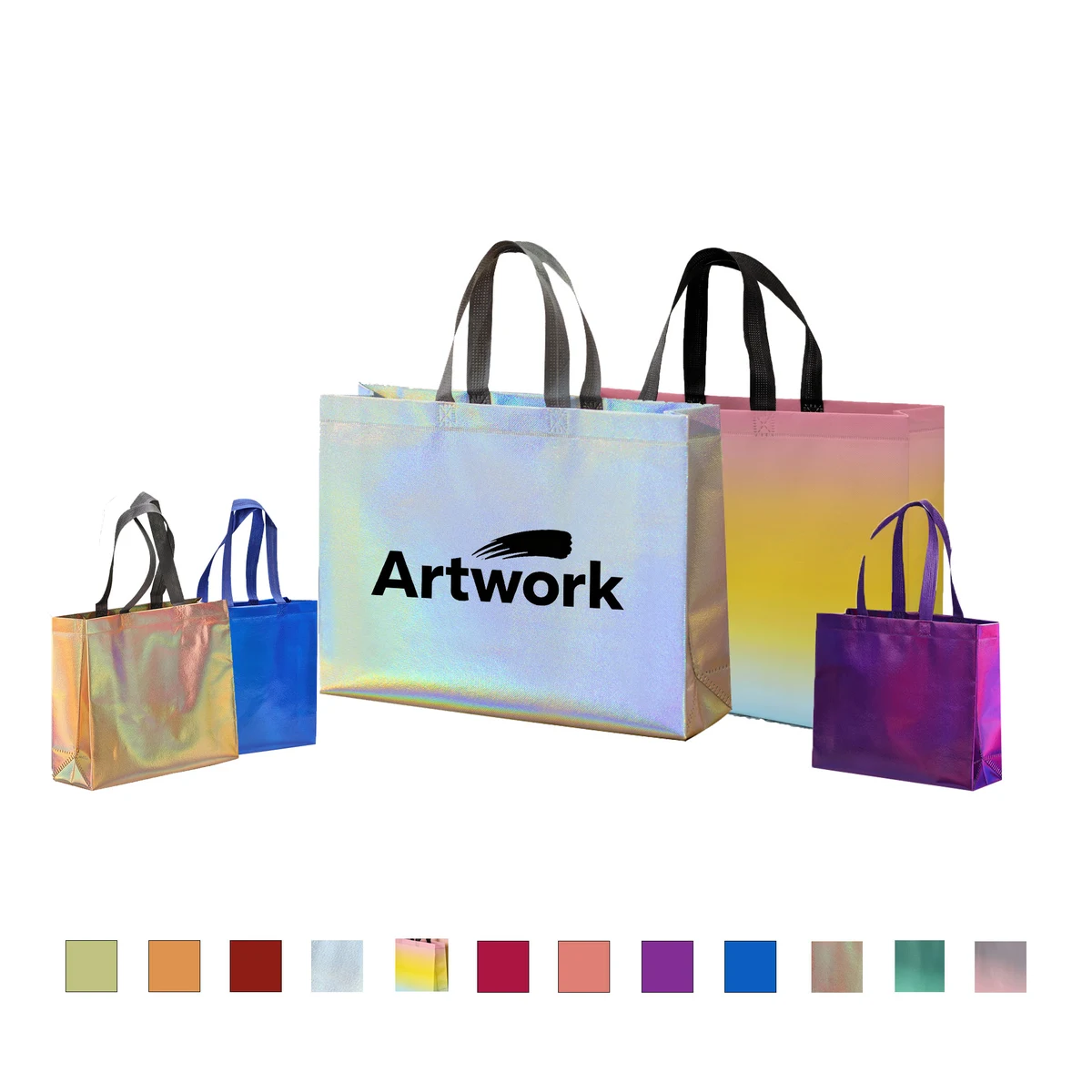 Metallic Non - Woven Tote Bag 1