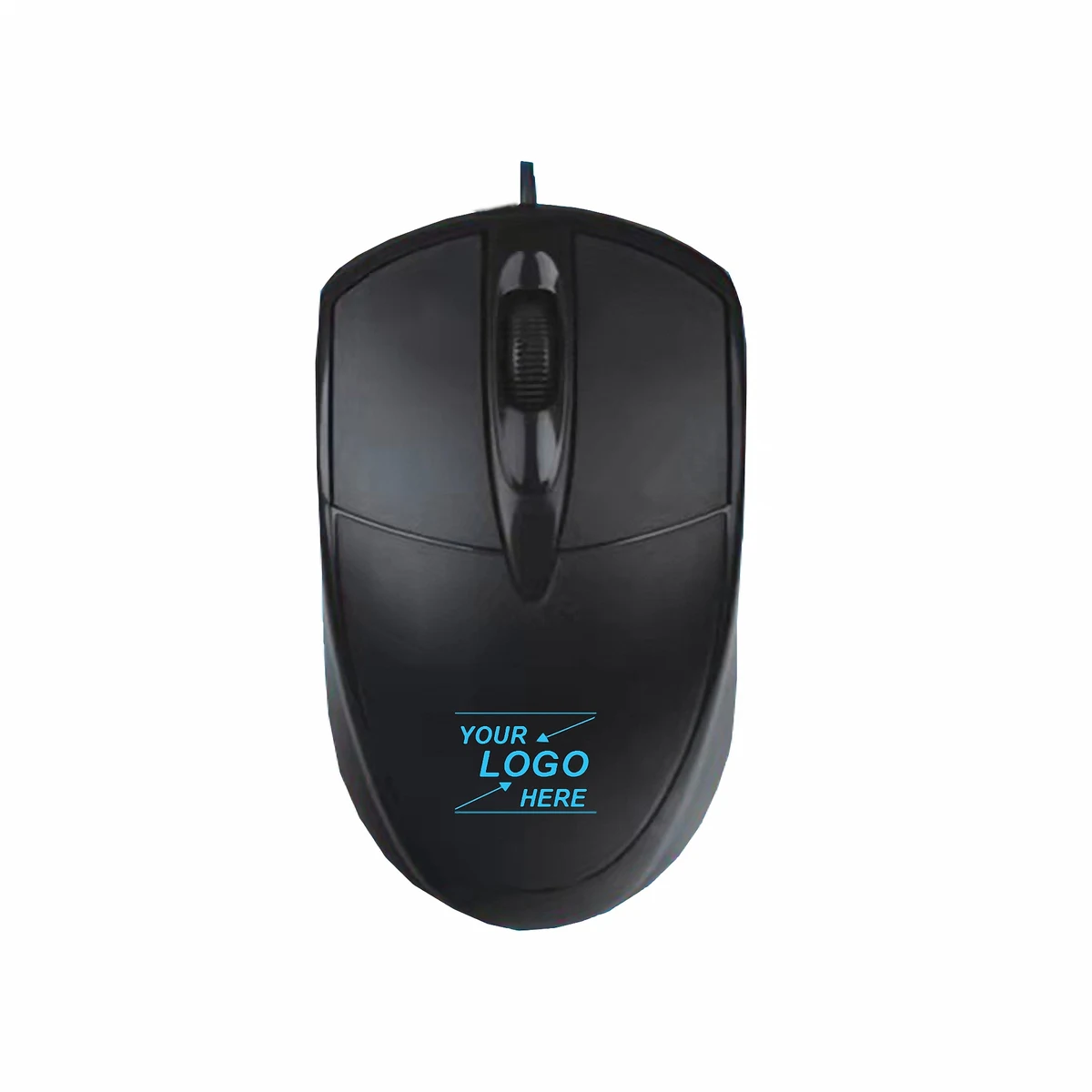 Black Classic 3D Wired Optical Mouse 1