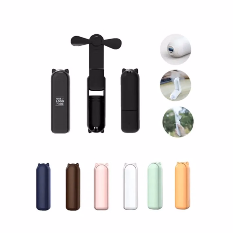 Handheld Foldable Mini Fan With Power Bank