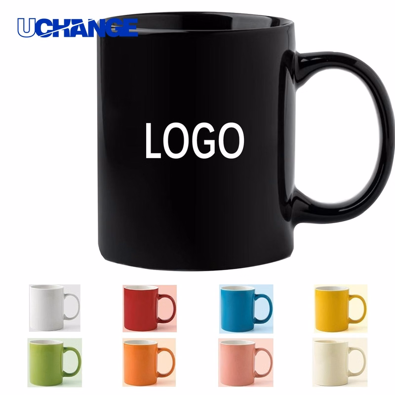 Ceramic Mug Container with C Handle (12 Oz)
