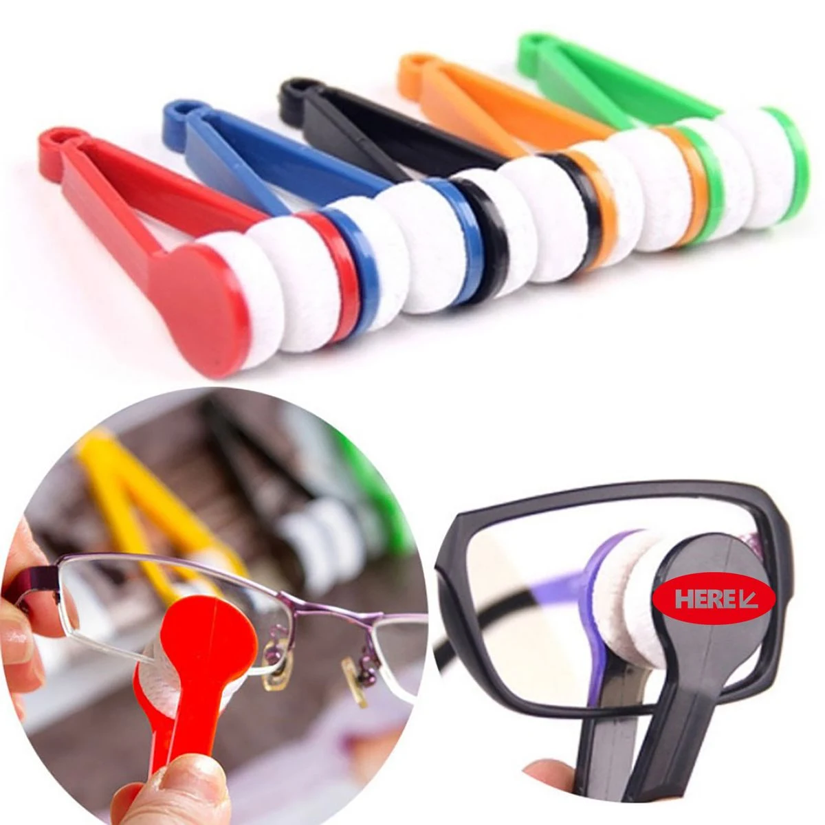 Portable Dual-Ended Eyeglass Lens Cleaner 1