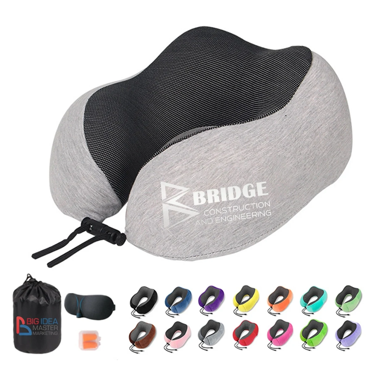 Portable U-Shape Comfortable Airplane Neck Pillow 1