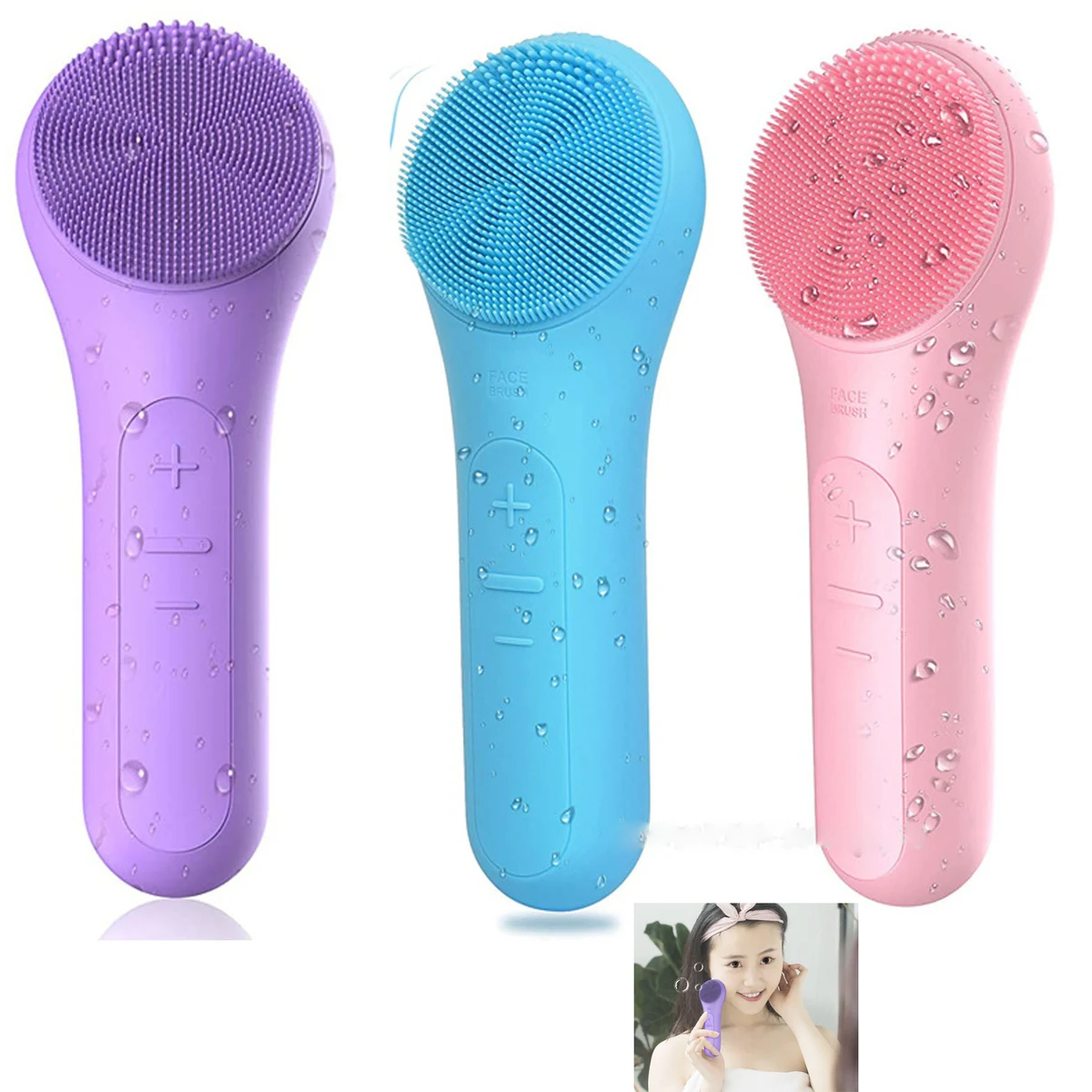 Electric Facial Scrubber Brush 1