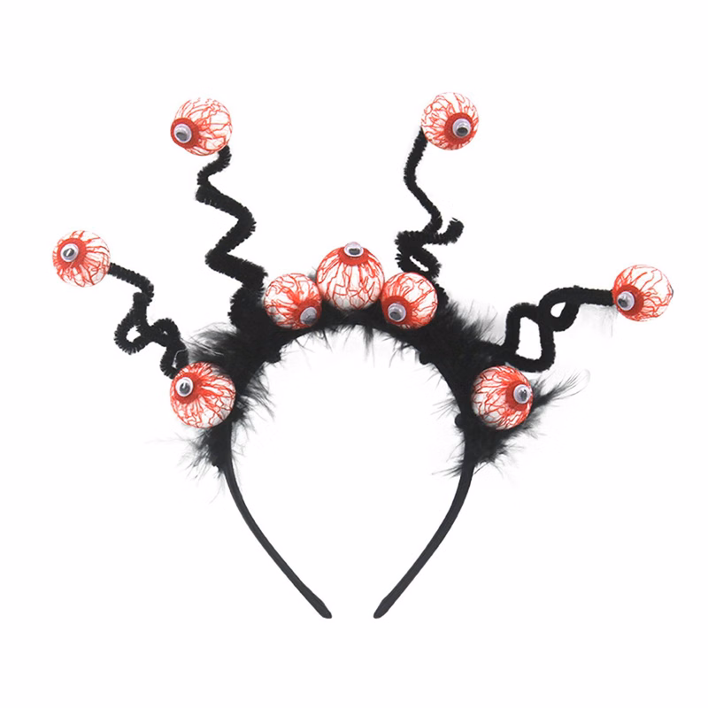 Plastic ghost eye ball headband