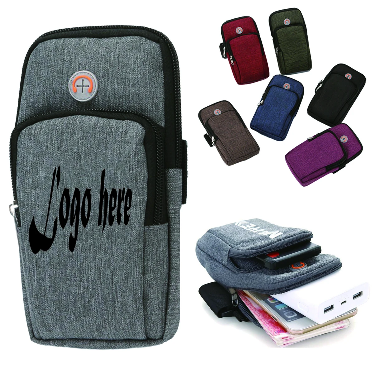 MOQ 30 Outdoor Sports Wrist Bag Full Color 1