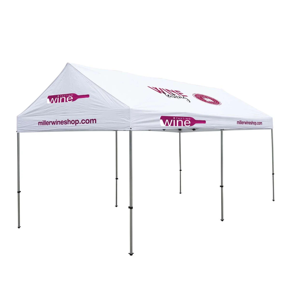 10' x 20' Premium Gable Tent Kit (Full-Color Imprint, 12 Locations) 1