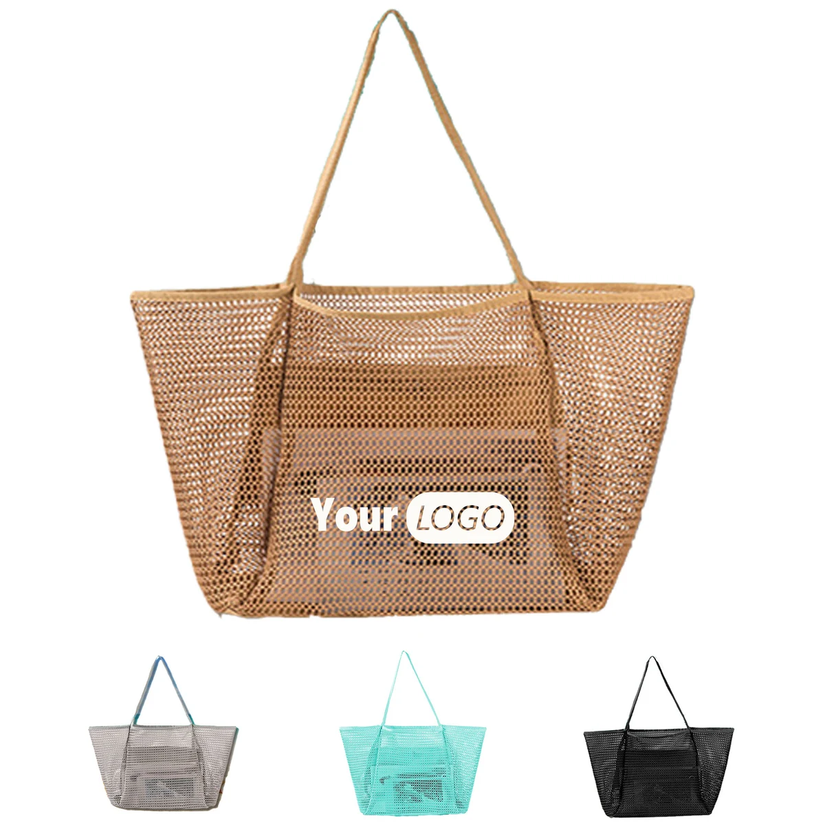 Mesh Storage Beach Shoulder Bag 1