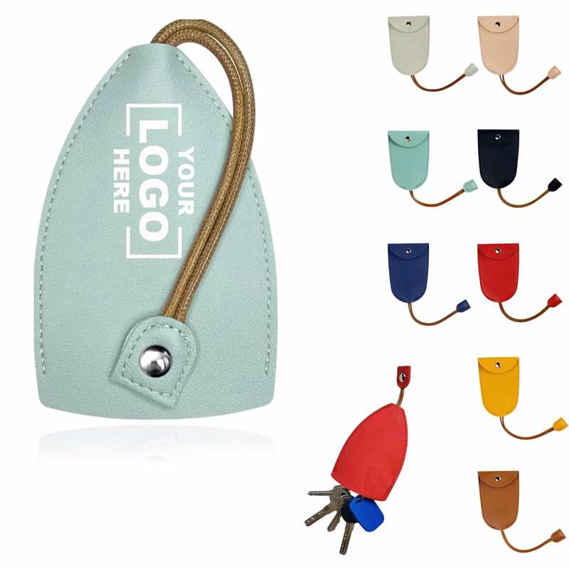 PU Portable Large Capacity Drawstring Keychain Pendant