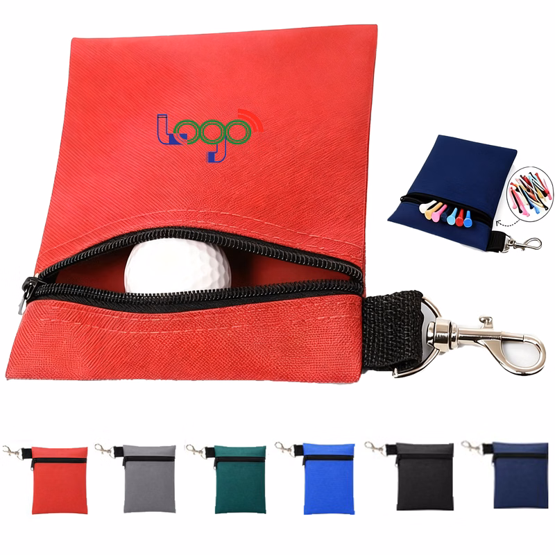 Golf Bag Waist-Mounted Tee Divot Tool Portable Kit