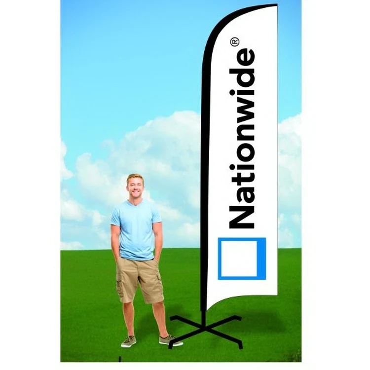 11ft Customized Flag with X Stand-single 1