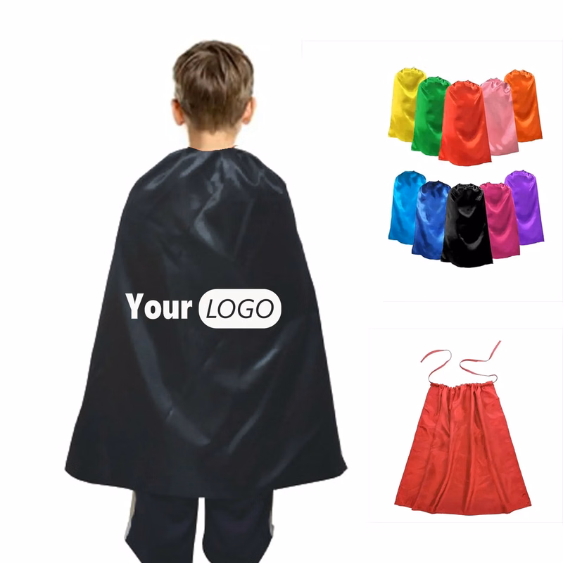 Kids Satin Hero Cape Costume