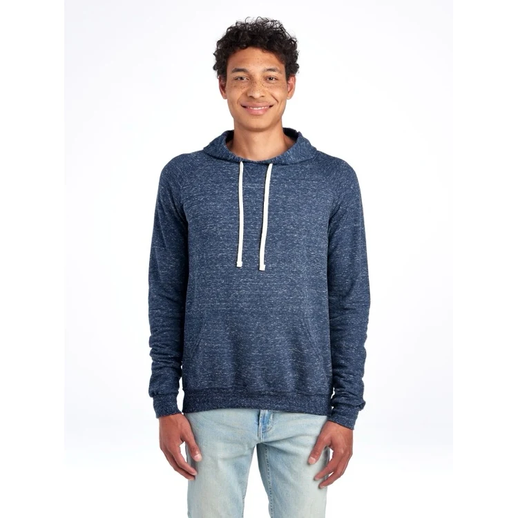 JERZEES Snow Heather Ring-Spun Unisex Raglan Hood, custom hoodie or sweatshirt with logo imprint 1
