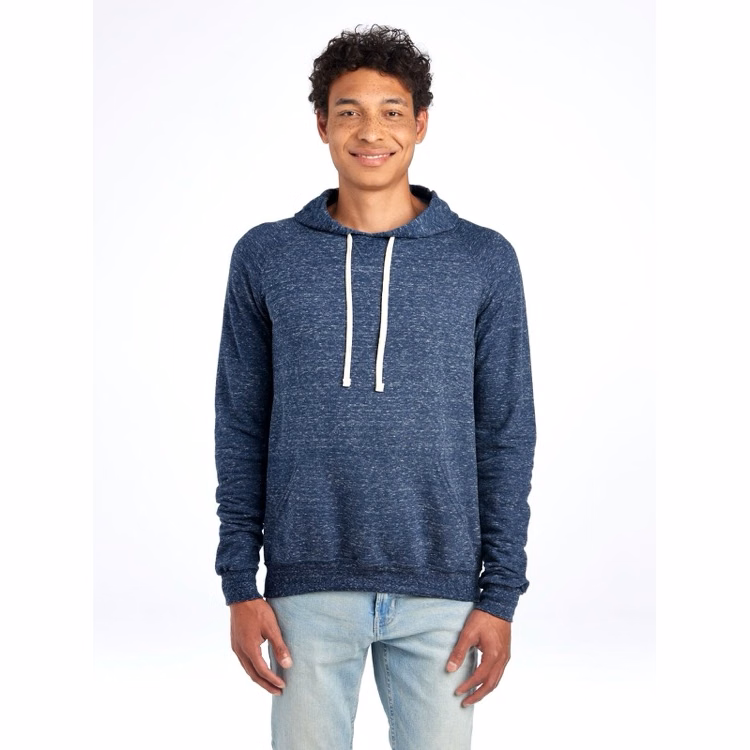 JERZEES Snow Heather Ring-Spun Unisex Raglan Hood