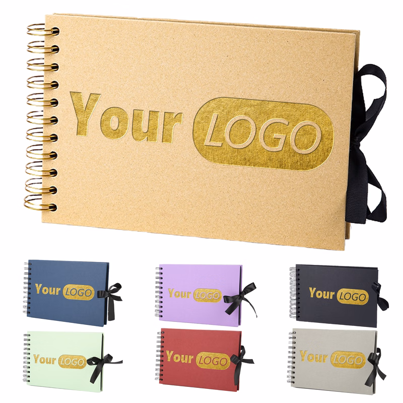 Vintage Kraft Paper Coil Photo Album