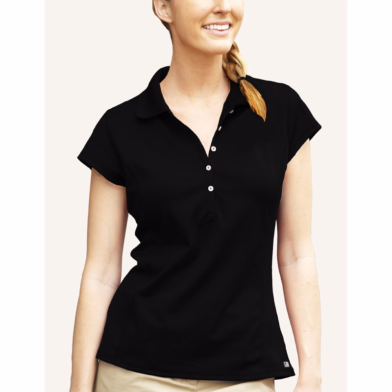 Ladies' Galactic Micro Pique Solid Polo Shirt