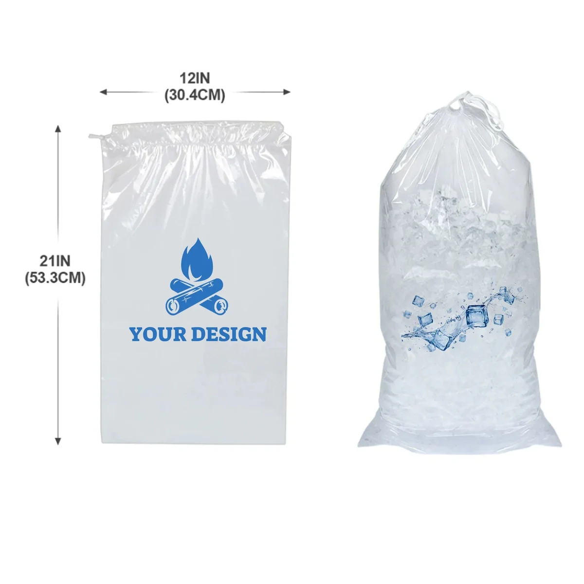 Personalized Drawstring Ice Bags for Convenient Cooling 1
