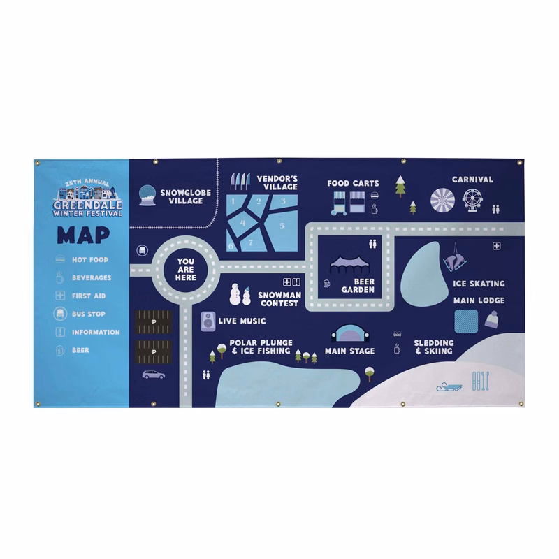 4' x 8' 18 oz. Vinyl Banner Single-Sided