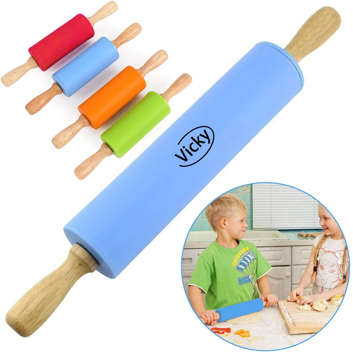 Non Stick Baking Rolling Pin 1