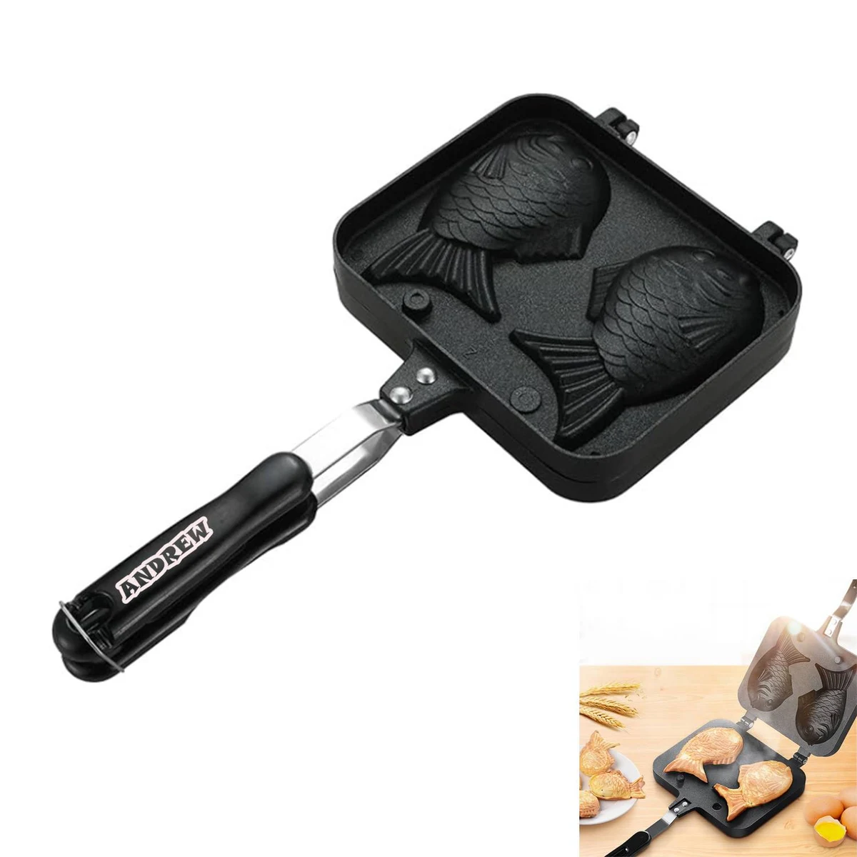 Fish Shape Waffle Baking Mold 1