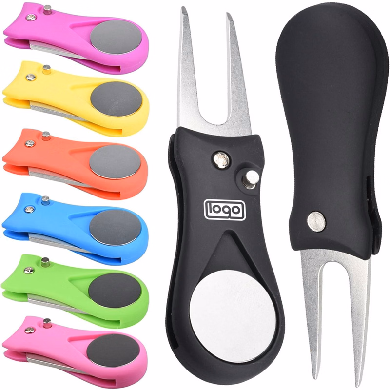 Golf Ball Marker Switchblade Divot Tool PitchFix