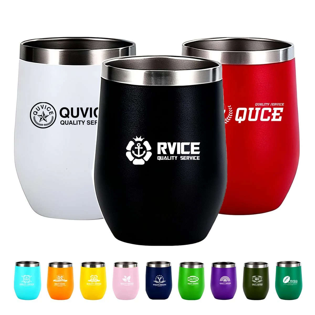 12 OZ Vacuum Insulated Stainless Steel Eggshell Mug 1