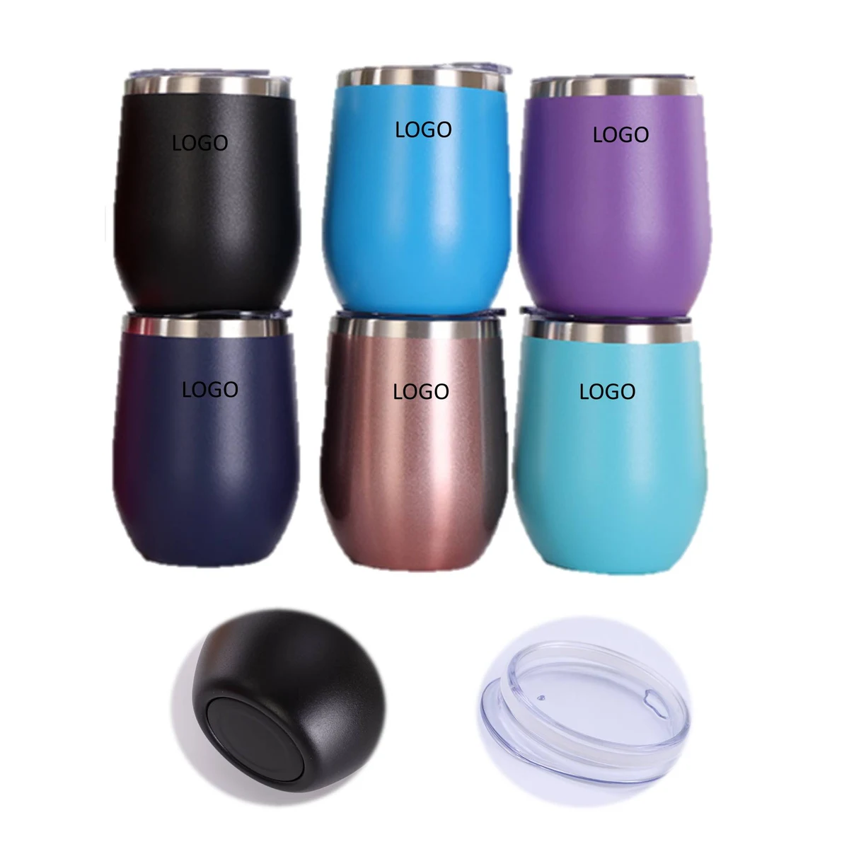 Egg Shape Car Cup 12 Oz. Portable Tumbler 1