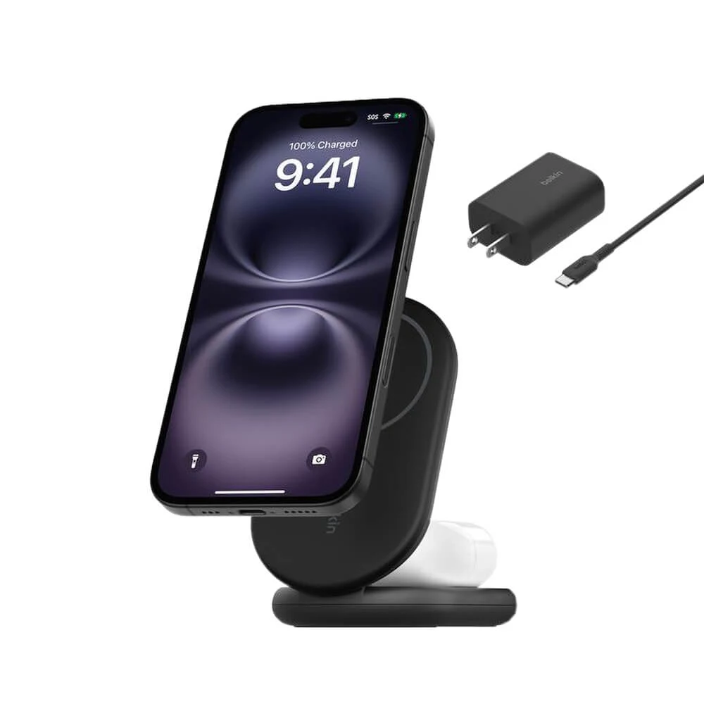 Belkin BoostCharge 2-in-1 Magnetic Foldable Wireless Charger 1