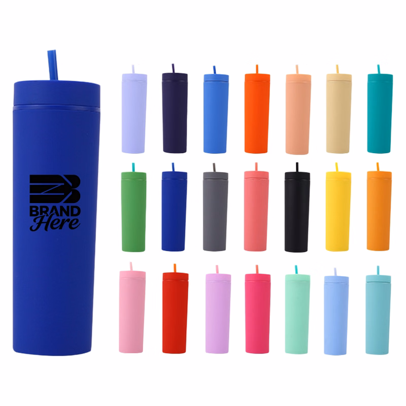 16 oz Multicolor Skinny Tumbler