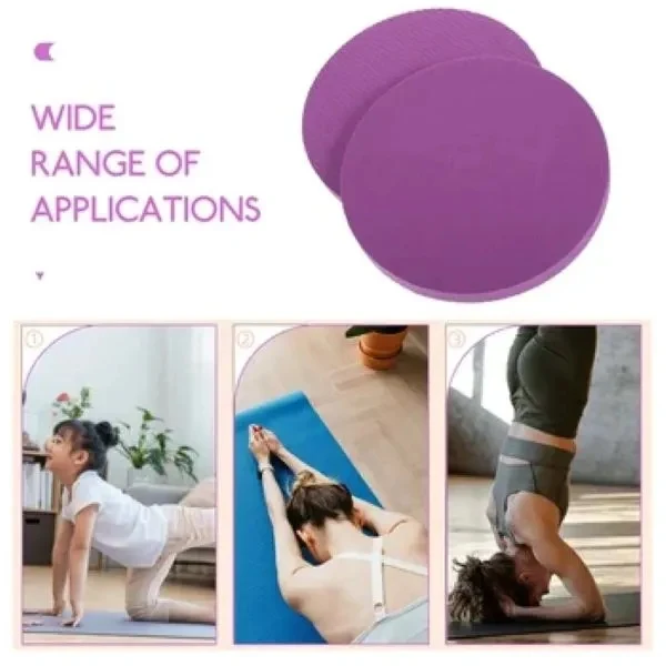 2 Pcs Yoga Balance Mat Knee Pad Cushion Set for Pilates 1