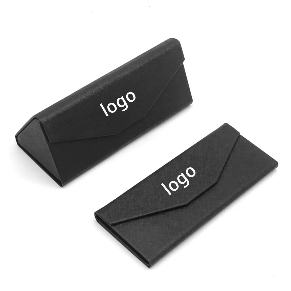Triangular Hard Shell Foldable Eyeglass Case 1
