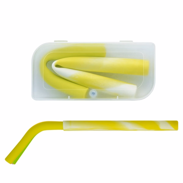 Custom Detachable Silicone Straws — Bendable Adjustable Length Reusable Beverage