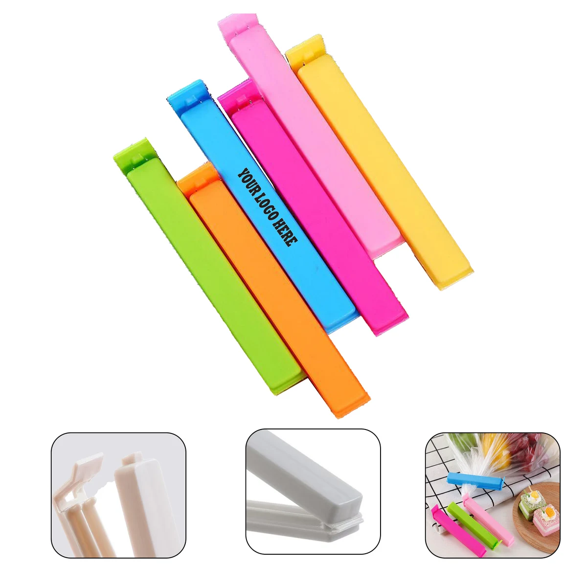 Re-sealable Food Clips For Safe Storage 1