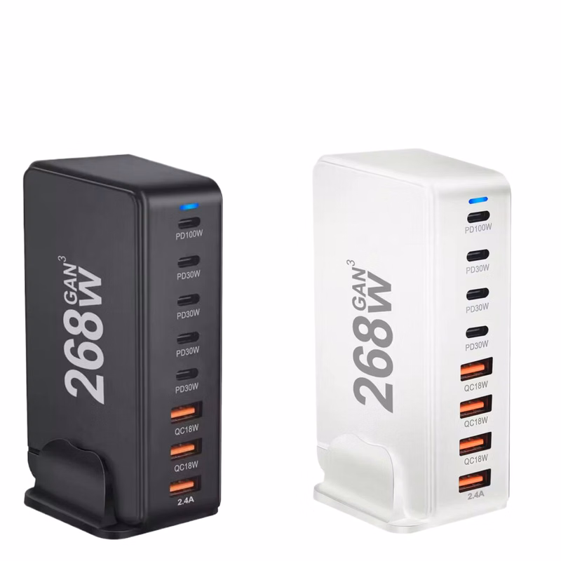 8-Port USB Speed Charge Station - 268 W