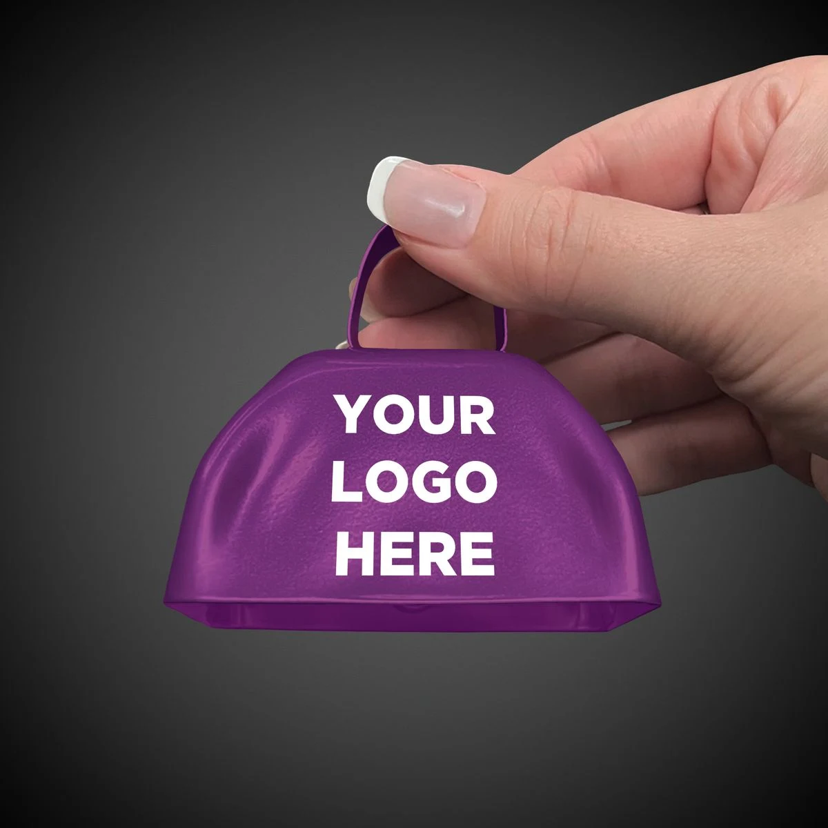 Purple 3" Metal Cowbell 1