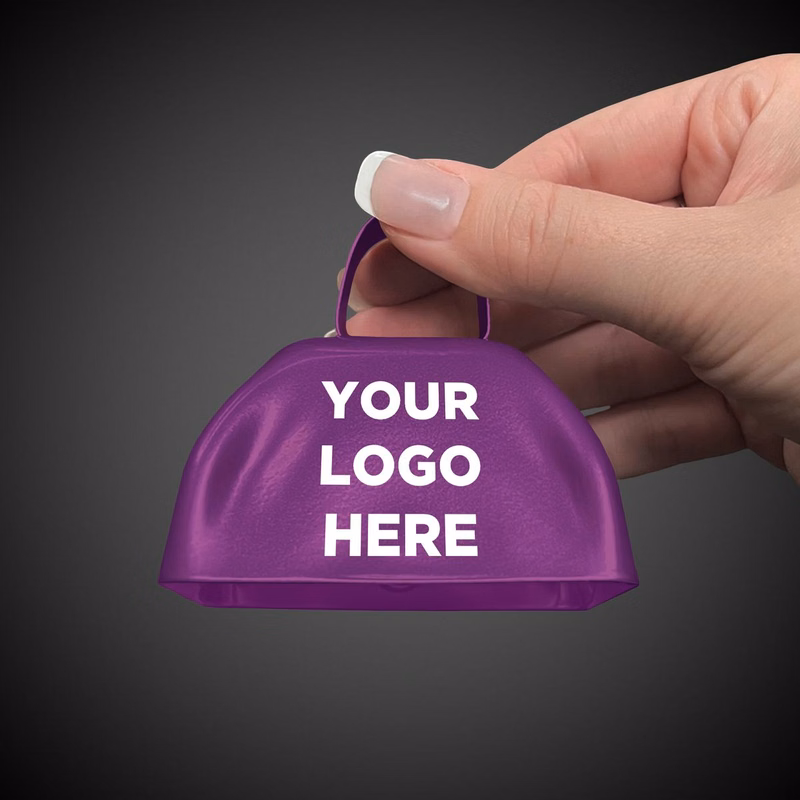 Purple 3" Metal Cowbell